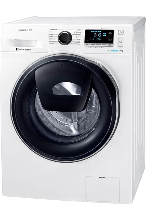 lave linge hublot samsung ww90k6414qw ef add wash|Lave.